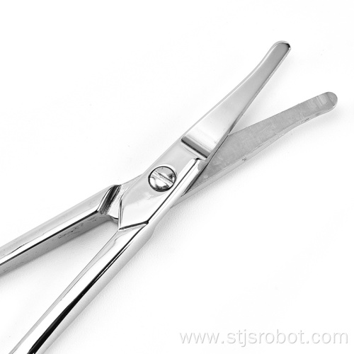 Hair eyebrows stainless steel scissors cutting tools round head nose hair beauty scissors